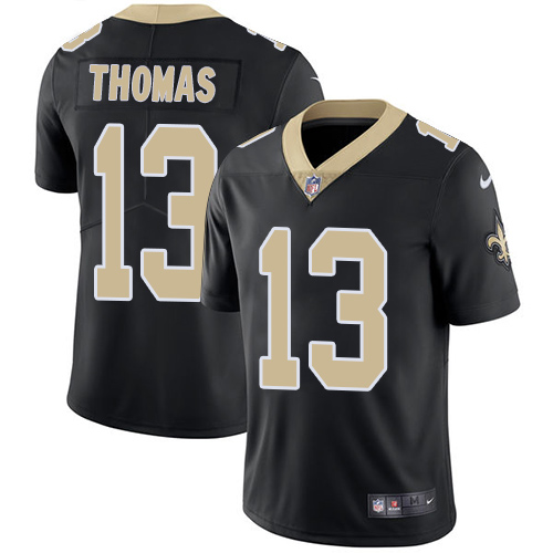 2019 Men New Orleans Saints 13 Thomas black Nike Vapor Untouchable Limited NFL Jersey